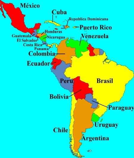 Latin American Countrys 21