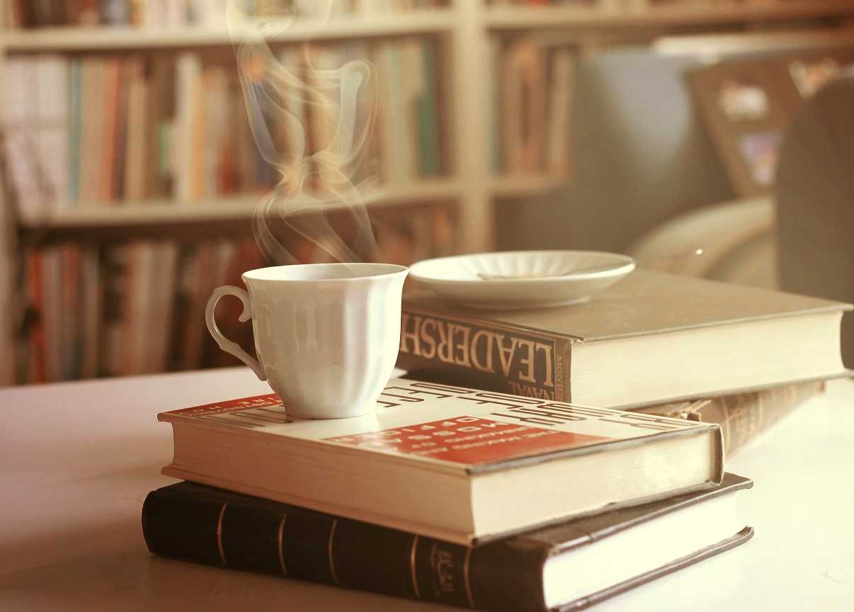 Quotes about coffee: "Pause while reading a book only in case