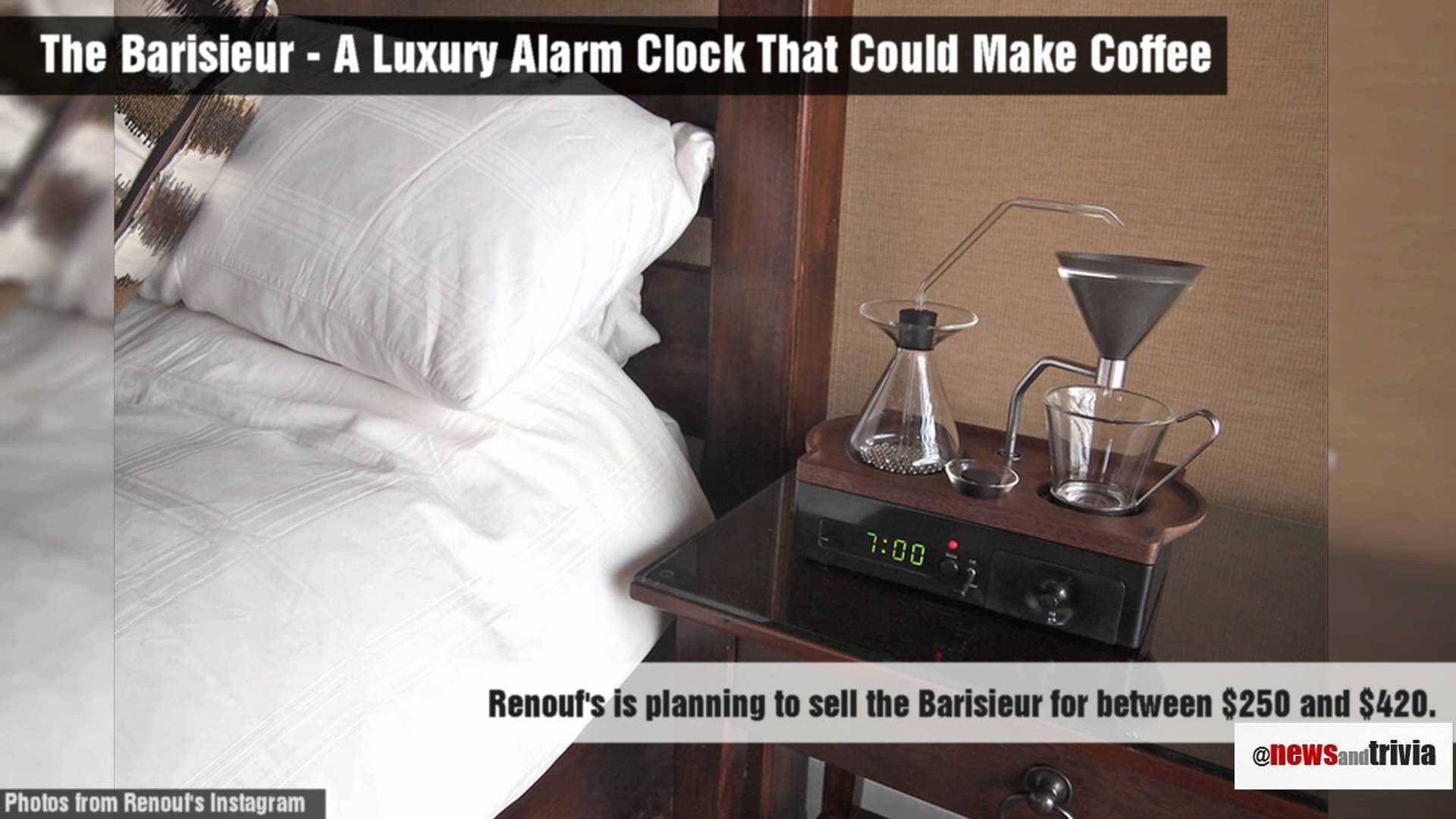 The Barisieur Designer coffee & tea alarm clock finally on Kickstarter