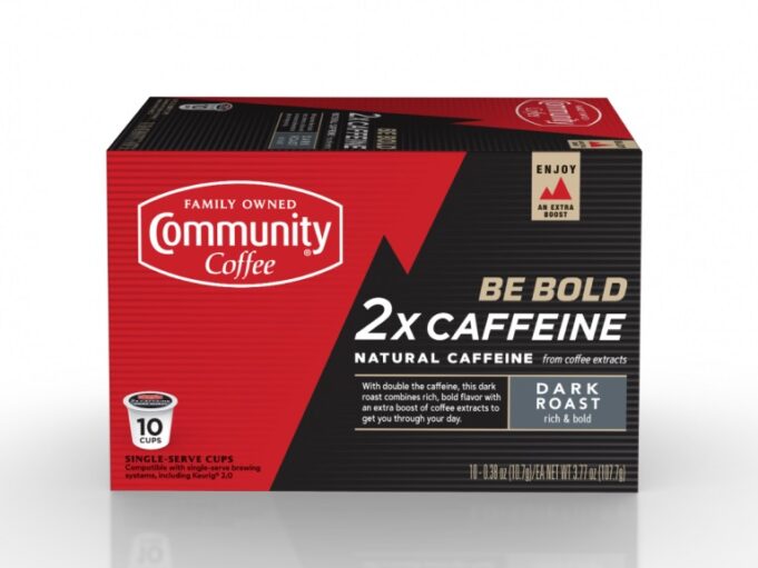 Community Coffee announces 2X Caffeine singleserve coffee line