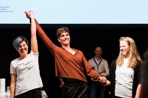 Amsterdam Coffee Festival Wendelien van Bunnik wins the Dutch Barista Championship 2019