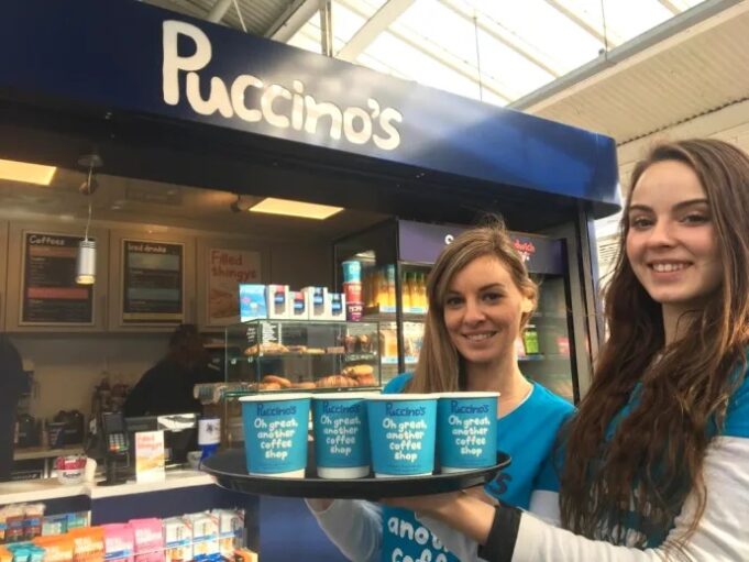 Puccino’s new coffee bar has arrived at Eastbourne station, East Sussex