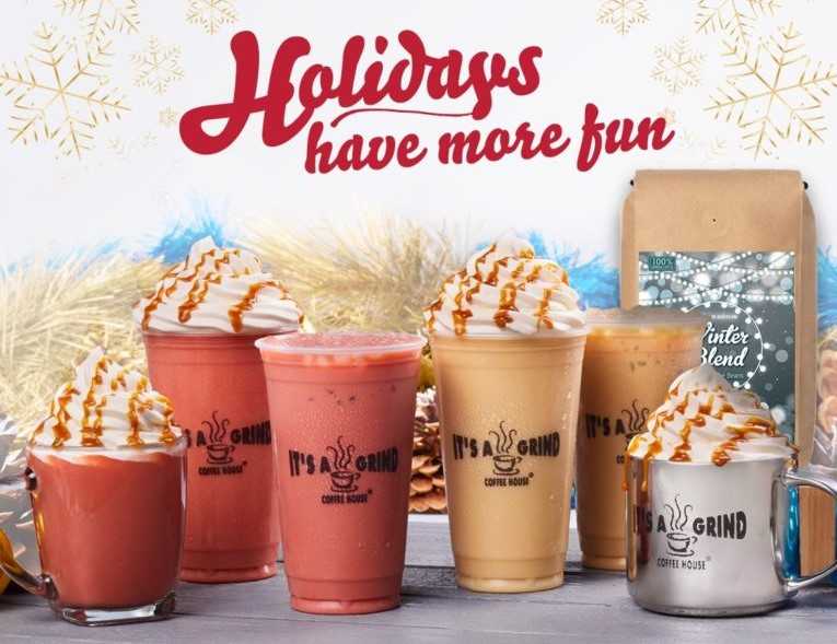 It’s A Grind Coffee House unwraps new holiday beverage lineup