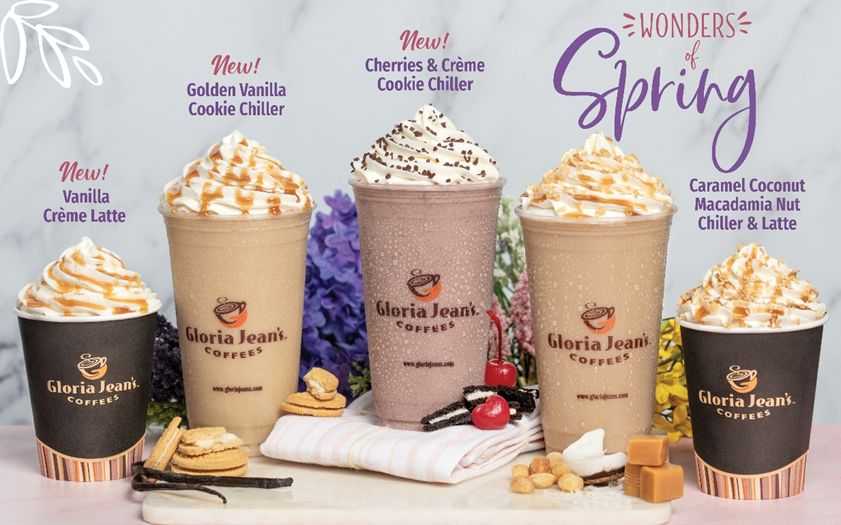 Spider person bit Gloria Jean's welcomes Spring with new drinks,return of fan favorites
