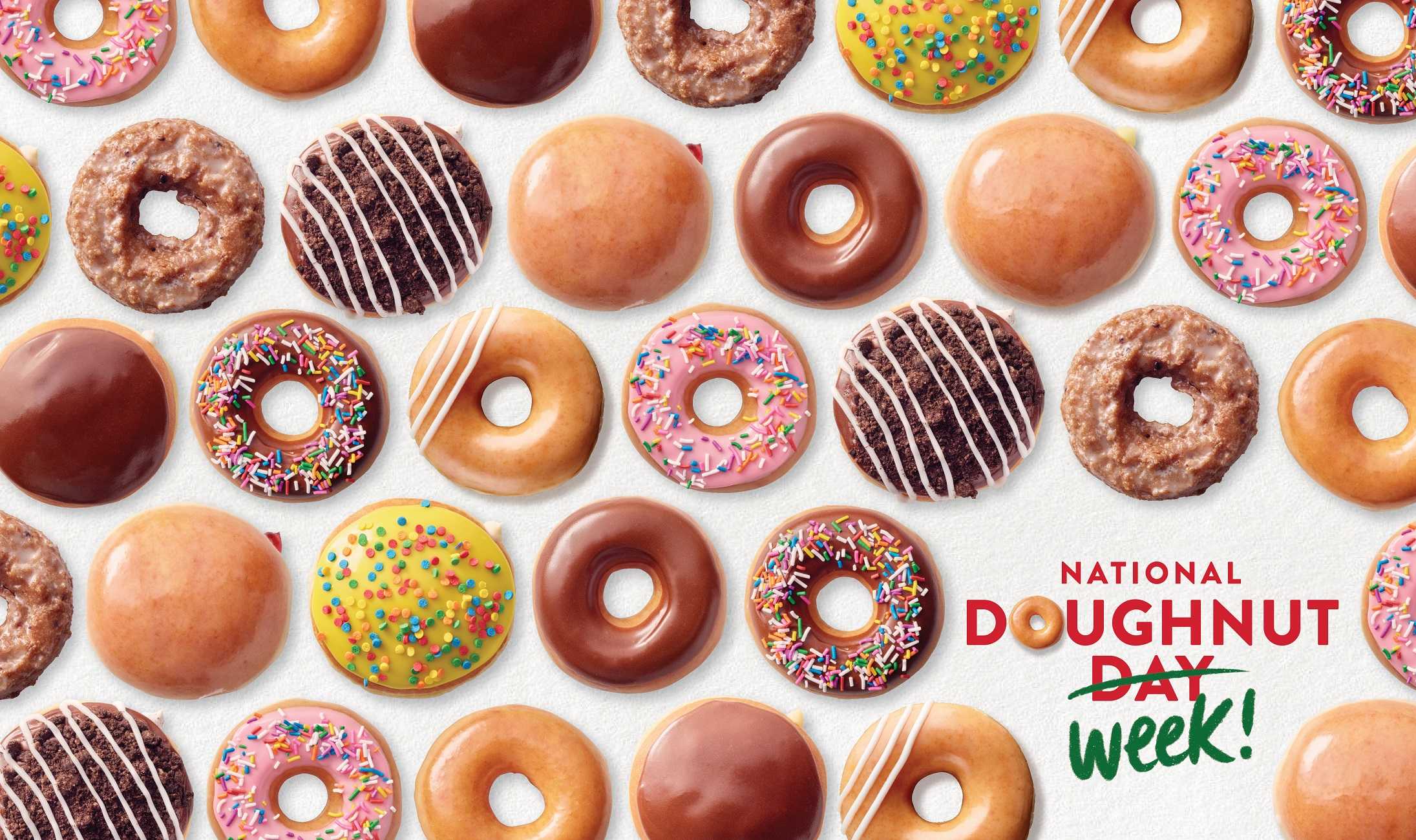 Krispy Kreme announces first-ever National Doughnut Week in June.
