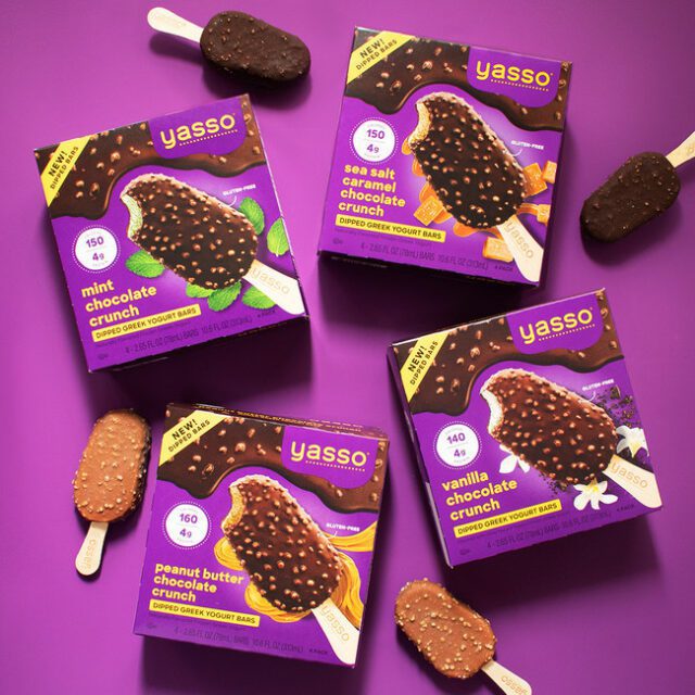 Yasso introduces newest product innovation chocolate dipped yogurt bars