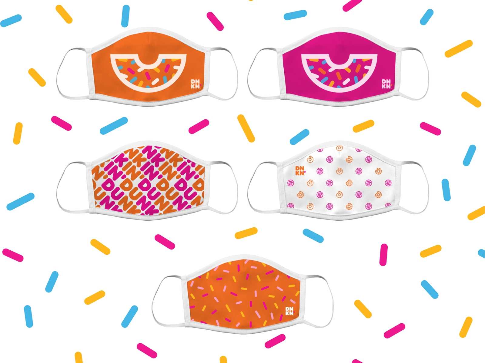 Dunkin face masks