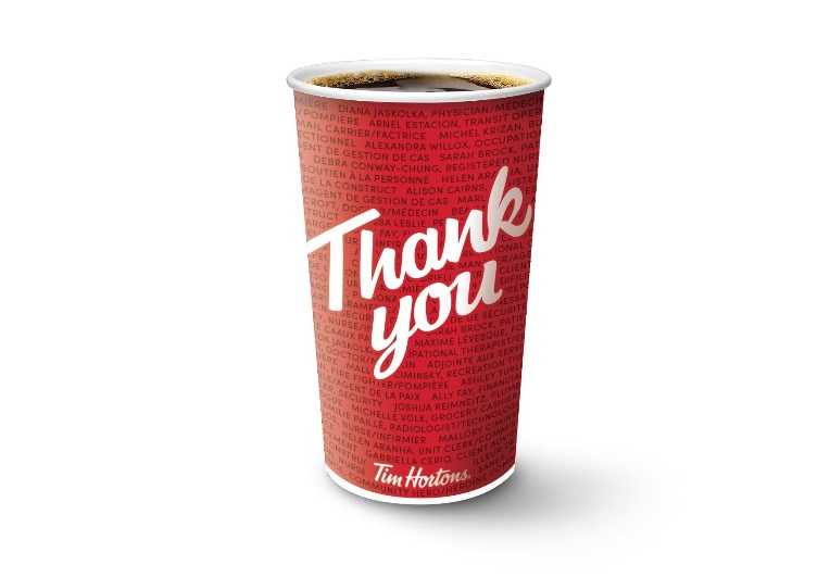 Tim Hortons Hero Cups