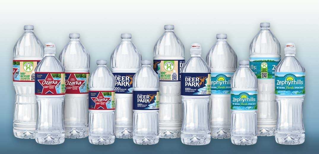 Nestlé Waters recycled plastic