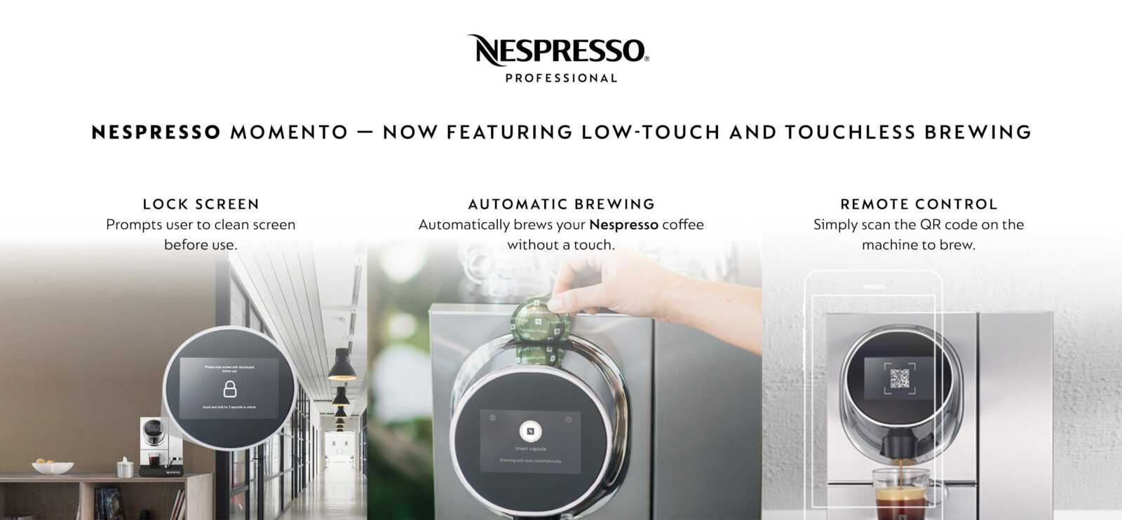 Nespresso Momento touchless