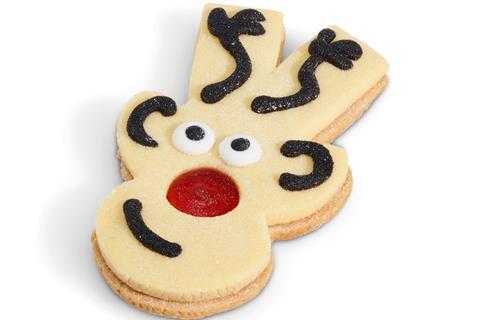 Costa Coffee Jammy Rudolph Shortcake