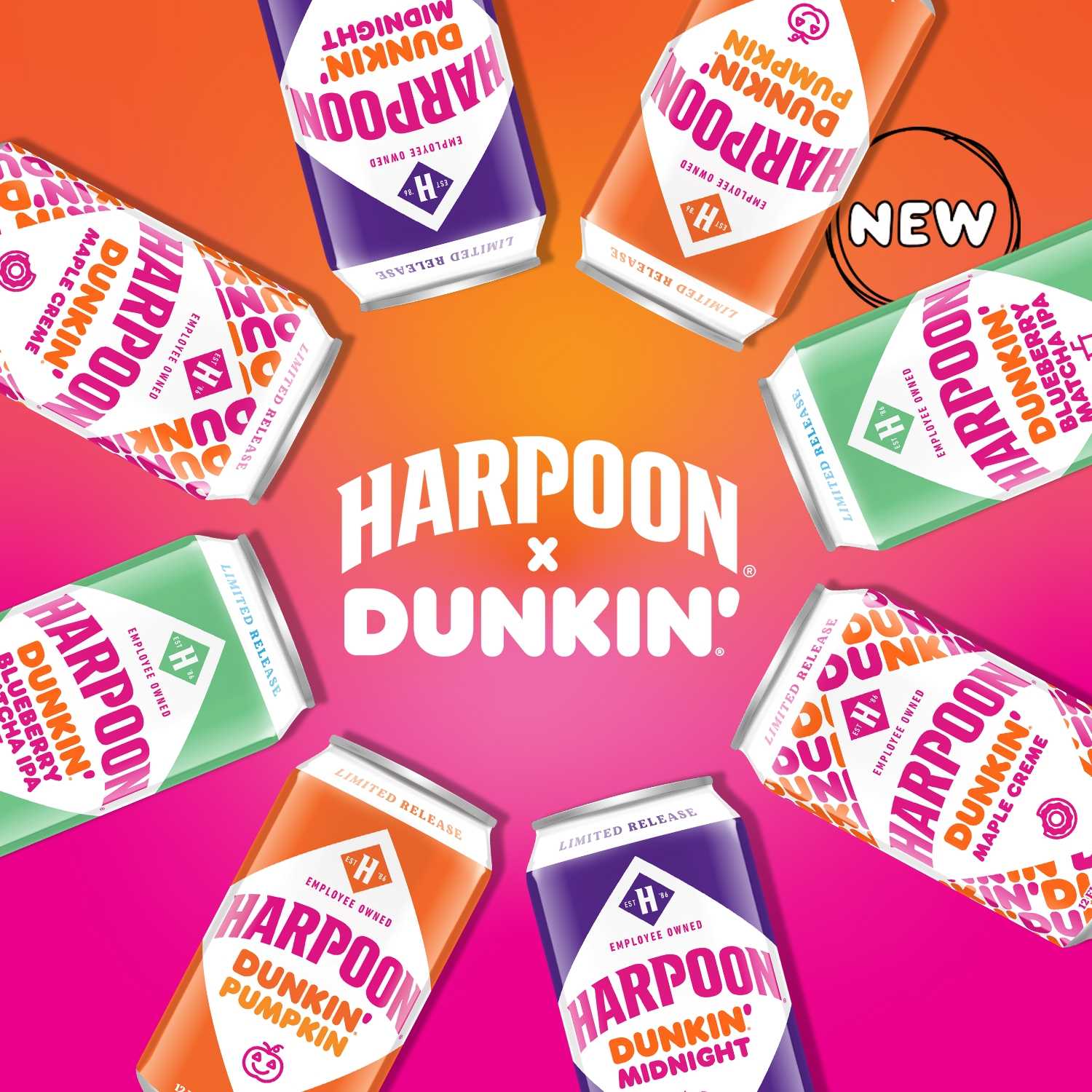 Harpoon Brewery Dunkin'