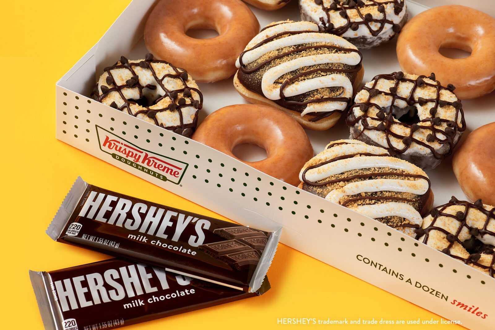 Give Me S’more: Krispy Kreme introduces Hershey’s S'mores Doughnuts.
