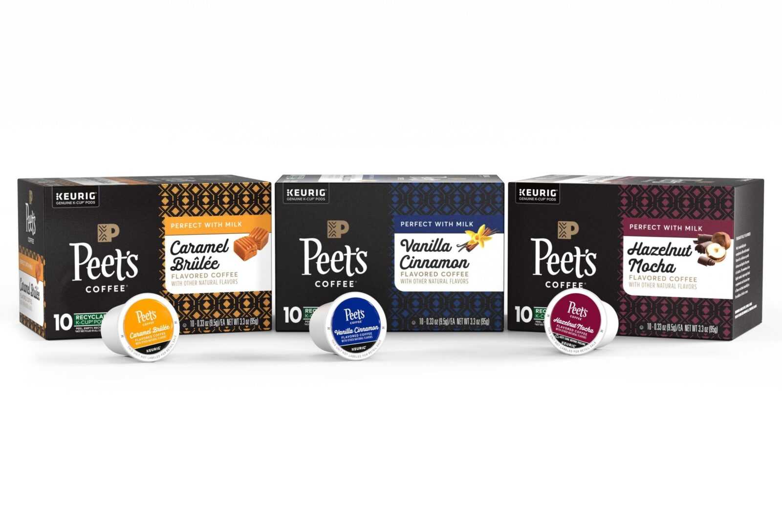flavored K-Cup pods Peet's