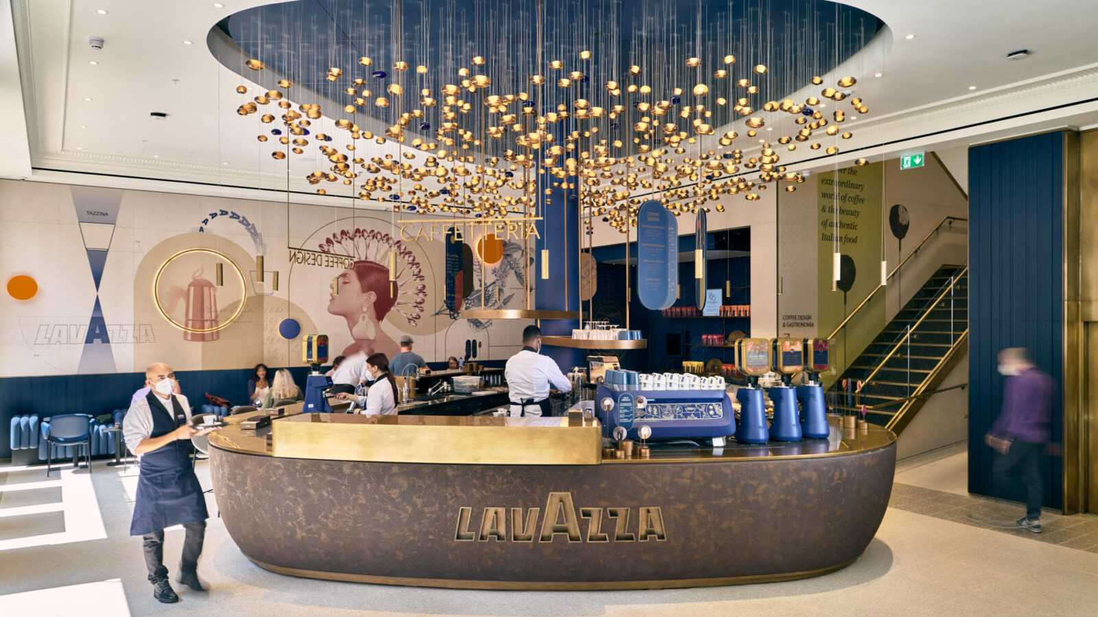 Lavazza&#39;s first Flagship store outside of Italy officially opens in London
