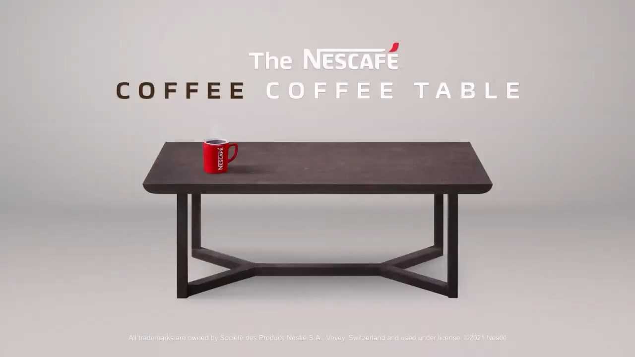 Nescafé coffee table