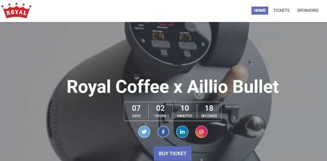 From the website of Royal Coffee