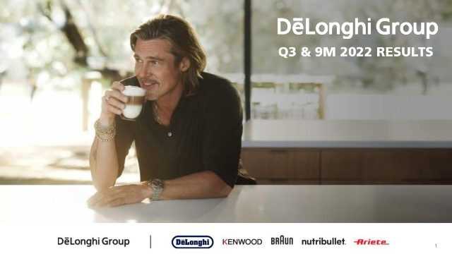 De' Longhi SpA: 9 months/ 3rd quarter 2022 results
