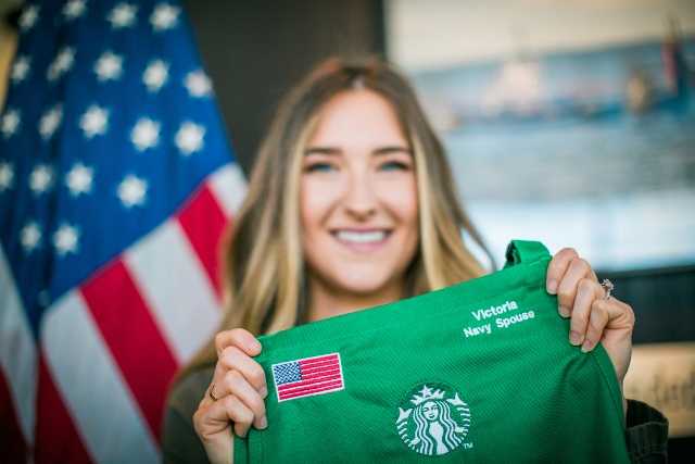 starbucks army military support
