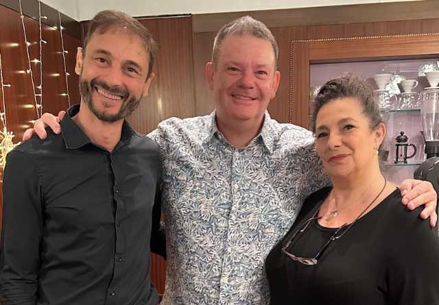 Alessandro Galtieri, Gary Mehigan and Cristina Caroli