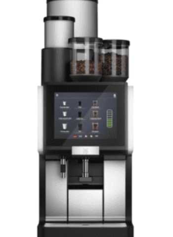 Bean-to-cup fully automatic coffee machine WMF 1500 F for freshly filtered coffee host