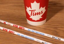Tims China and Tencent’s CarbonXmade launch innovative eco-friendly straw made with captured CO₂ Tims China straw co2